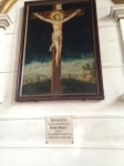 A picture of Jesus that was used in the 'Mass House' of the Penal times (used from 1728-1813)